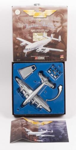 LOCKHEED CONSTELLATION - QANTAS: A 1:144 scale Lockheed Constellation model, finished in QANTAS livery, 50th anniversary Sydney to London inaugural flight