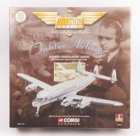 LOCKHEED CONSTELLATION - QANTAS: A 1:144 scale Lockheed Constellation model,&nbsp;finished in QANTAS livery, 50th anniversary Sydney to London inaugural flight - 2