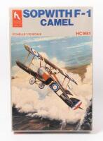 SOPWITH F-1 CAMEL: A&nbsp;1:32 scale&nbsp;Sopwith F-1 Camel model kit, made by Hobby craft, product number HC1681 - 3