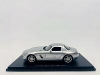MERCEDES-BENZ: A 1:43 scale model by Spark of the 2009 Mercedes-Benz SLS AMG, complete with original packaging [Location: Sydney]