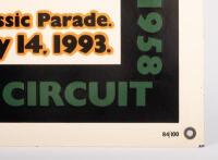 ALBERT PARK: A Limited Edition 40th anniversary 1953-1958 Albert Park Lake Motor Race Circuit - The Albert Park Classic Parade, 1993' enamel sign, numbered&nbsp;lower right: 84&nbsp;of 100 - 2