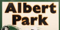 ALBERT PARK: A Limited Edition 40th anniversary 1953-1958 Albert Park Lake Motor Race Circuit - The Albert Park Classic Parade, 1993' enamel sign, numbered&nbsp;lower right: 84&nbsp;of 100 - 4