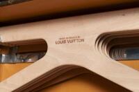 LOUIS VUITTON: An early&nbsp;20th century Louis Vuitton monogram print wardrobe trunk, 33cm high, 101cm wide, 55cm deep - 4
