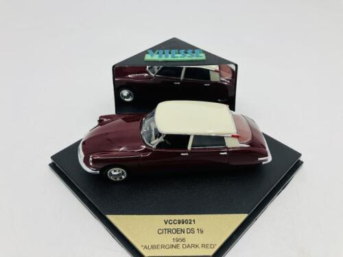 CITROËN: A 1:43 scale model by Vitesse of the 1957 DS19, in original packaging [Location: Sydney]