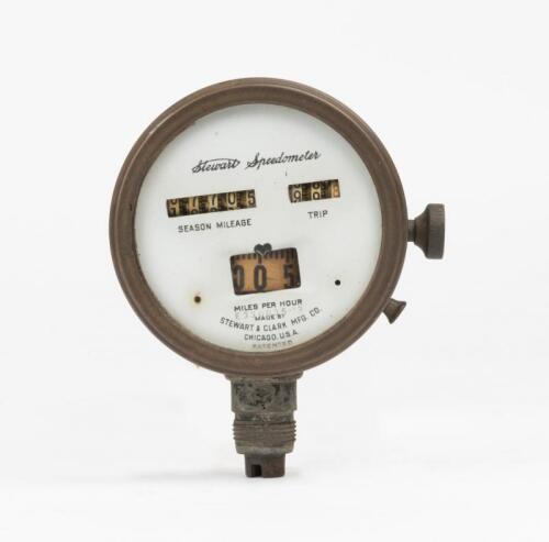 SPEEDOMETER: Vintage Stewart and Clark Speedometer