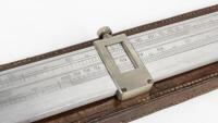 SLIDE RULE: Slide Rule Made By Aston and Mander Of London. Original leather case - 3