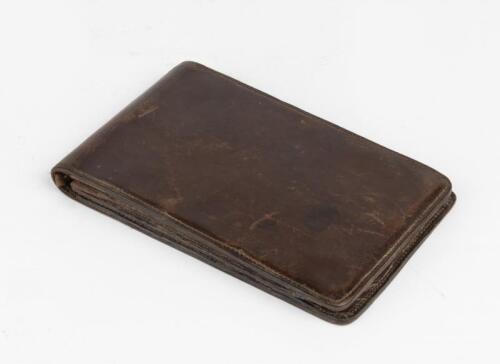 POCKET BOOK: World War 2 Era Leather Australian Military Pocket Book