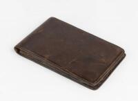 POCKET BOOK: World War 2 Era Leather Australian Military Pocket Book