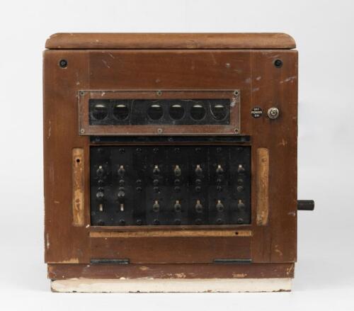 TELEPHONE CABINET: A Vintage Telephone Operator's Exchange Cabinet