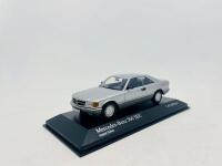 MERCEDES-BENZ: A 1:43 scale model by Minichamps of the Mercedes-Benz 560 SEC&nbsp;-&nbsp;limited edition 1 of 1,304 pieces,&nbsp;complete with original packaging [Location: Sydney] - 2
