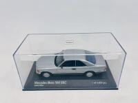 MERCEDES-BENZ: A 1:43 scale model by Minichamps of the Mercedes-Benz 560 SEC&nbsp;-&nbsp;limited edition 1 of 1,304 pieces,&nbsp;complete with original packaging [Location: Sydney] - 6