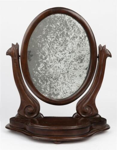 MIRROR: A late 19th century dressing table mirror