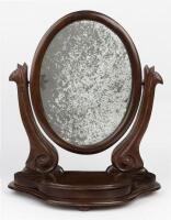 MIRROR: A late 19th century dressing table mirror