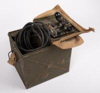 SIGNAL LAMP: A WWII signal lamp set used for communication by Morse code - 2