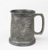TANKARDS: A dozen pewter tankards. Circa 1950's - 2