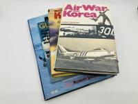 KOREAN WAR: Four publications relating to the Korean War including 'Air War over Korea' by Robert Jackson, 'With the Yanks in Korea: Volume One' by Brian Cull & Dennis Newton, 'Gunfighters: Airworth Fighter Airplanes of WW2 and Korea' by Michael O'Leary a