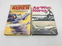 KOREAN WAR: Four publications relating to the Korean War including 'Air War over Korea' by Robert Jackson, 'With the Yanks in Korea: Volume One' by Brian Cull & Dennis Newton, 'Gunfighters: Airworth Fighter Airplanes of WW2 and Korea' by Michael O'Leary a - 4
