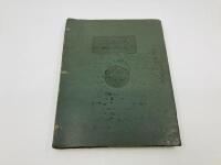 AIRCRAFT OVERHAUL MANUALS: Two Overhaul Manuals including 'Pratt & Whitney Engines: Wasp D-1 & H-1, Hornet C-1, D, D-1 & E, Wasp Junior B' (1937) and 'Twin Wasp C-Series Engines' [Location: Sydney] - 2