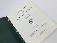 AIRCRAFT OVERHAUL MANUALS: Two Overhaul Manuals including 'Pratt & Whitney Engines: Wasp D-1 & H-1, Hornet C-1, D, D-1 & E, Wasp Junior B' (1937) and 'Twin Wasp C-Series Engines' [Location: Sydney] - 3