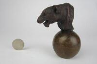 HOLLAND & HOLLAND: A fine limited edition (4 of 12) bronze sculpture of a leopard by David Cemmick