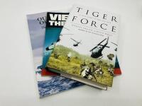 VIETNAM WAR: Three publications relating to the Vietnam War including 'Vietnam: The Air War' by Robert F. Dorr, 'Out of Sight, Out of Mind: The Royal Australian Navy in Vietnam' by John R. Carroll and 'Tiger Force' by Michael Sallah and Mitch Weiss [Locat