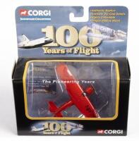 CORGI: A Corgi '100 Years of Flight', 1:120 scale, Lockheed Vega 5B as flown by Amelia Earhart in May 1932 first female solo transatlantic flight, in box