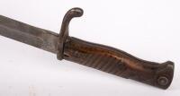 BAYONET: A circa WWI Waffenfabrik Mauser A.G. Oberndorf a.N.&nbsp;Seitengewehr 98 bayonet - 2