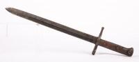 BAYONET: An early bayonet, manufacturer not known, 41cm long