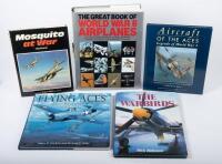 WWII AVIATION: A group of five hardcover books related to aviation in World War II