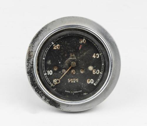 SMITHS TACHOMETER: A British made Smiths Tachometer. Circa 1920's