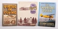 EARLY AVIATION: Three small hardcover books including 'Virtue In Flying' by Joan Priest