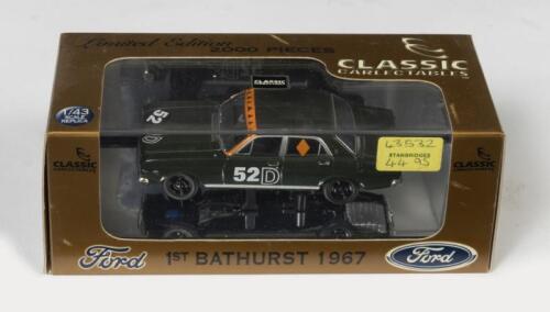 XR GT FALCON: A 1:43 scale Classic Carlectables model including a Ford XR GT Falcon 1967 Winner Bathurst, model No. 43566