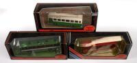 PLAXTON POINTER/DART, PLAXTON PANORAMA ELITE, LEYLAND NATIONAL: Three&nbsp;1:76&nbsp;scale Exclusive First Edition&nbsp;models&nbsp;including a Plaxton Point/Dart Arriva South London, Plaxton Panorama Elite London Country and a Leyland National Mk 1 Short Green Line