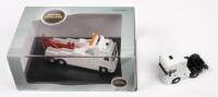 SCANIA CAB, VOLVO BONIFACE RECOVERY: Two&nbsp;1:76&nbsp;scale Oxford models&nbsp;including a White Scania Cab and a White Volvo Boniface Recovery