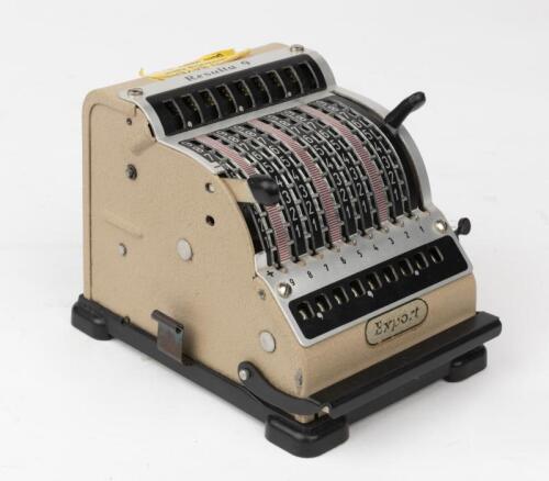 RESULTA 9 ADDING MACHINE: A 1966 Resulta 9 'Export' Adding Machine. West Germany