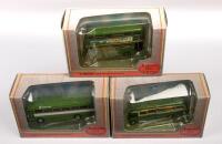 AEC RF MKII, AEC RT3, AEC REGAL 10T10: Three&nbsp;1:76&nbsp;scale Exclusive First Edition models&nbsp;including a AEC RF MKII Coach Green Line NBC, AEC RT3 Bus London Country and a AEC Regal 10T10 Green Line
