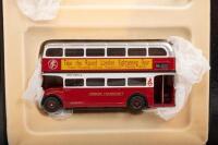 THREE PIECE BUS SET: A 1:76&nbsp;scale London Transport&nbsp;Routemaster limited edition bus set 3&nbsp;including AEC/PRV Routemaster bus, London Transport Golden Jubilee Routemaster and a South London Routemaster - 2