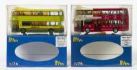 ALEXANDER R TYPE, PARK ROYAL NBC: Two&nbsp;1:76&nbsp;scale Britbus&nbsp;models&nbsp;including a Alexander R Type Olympian 2 Door Double Decker bus and a Park Royal NBC 'London Links' Atlantean Double Decker Bus