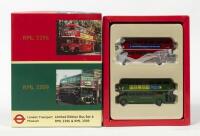 LIMITED EDITION BUS SET: A&nbsp;1:76&nbsp;scale London Transport Museum models Limited Edition Bus Set 6 including RML 2296 and RML 2309