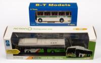 SCANIA L94UB, AEC RELIAND: Two&nbsp;1:76 scale Creative Master/B-T&nbsp;models including a Scania L94UB CB60 CNG Bus and a AEC Reliance Duple Dominant II Greenline