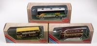 PLAXTON PARAMOUNT, B20 DMS, RMF ROUTEMASTER: Three&nbsp;1:76 scale Exclusive First Edition&nbsp;models including a Plaxton Paramount 3500 Jetlink, B20 DMS Fleetline Shillibeer Omnibus and a RMF Routemaster Big Bus Company