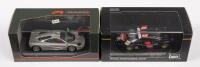 MCLAREN F1 ROADCAR, F1 GTR: Two&nbsp;1:43&nbsp;scale Minichamps/IXO models&nbsp;including a McLaren F1 Roadcar and a McLaren F1 GTR #8 T. Bscher/J. Nielsen 1995