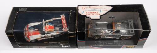 CHRYSLER VIPER GTS-R, PANOZ ESPERANTE GTR-1: Two 1:43 scale IXO/Onyx models including a Chrysler Viper GTS-R #1 C. Bouchut/V. Vosse/D. Terrien/S. Bourdais FIA-GT Winner 224h SPA 2002 and a Panoz Esperante GTR-1 Brabham/Wallace/Davies 24h Du Mans 1998