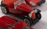 MODELS: Three model cars including Dinky Toys Dino Ferrari No.216, Ferrari Dino by Marushin Japan 1:43 scale & MG PB Midget Spot On Models by Triang&nbsp;1:42 scale - 3