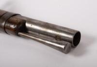 PISTOL: A early brass mounted flintlock pistol, 36cm overall, with ramming rod stamped 'BF' - 3