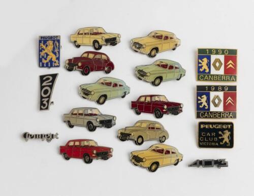 PEUGEOT: A small group of Peugeot Bar Brooches