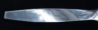 PROPELLER: An impressive and large twin blade McCauley 'Met L' chrome metal propeller, 213cm wide - 9
