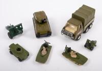MILITARY MODELS: A group of assorted military themed infantry models