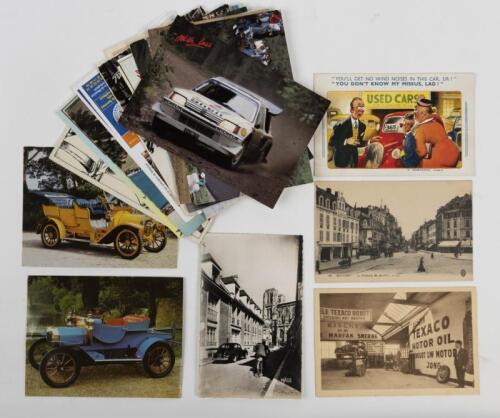 PEUGEOT: A quantity of French Vintage Postcards. Peugeot Post Cards