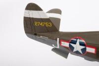 U.S.A.F: Three USAF 1:72 scale WWII era models on stands - 5